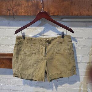 J Crew Army Green Shorts size 8